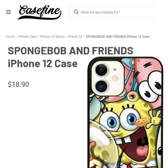 SPONGEBOB AND FRIENDS COLLAGE iPhone 12 Case NEW! - Picture 7 of 7